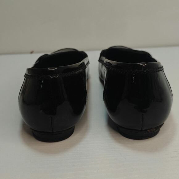 YSL Yves Saint laurent Black patent leather flat loafer sz 36 - Picture 4 of 8